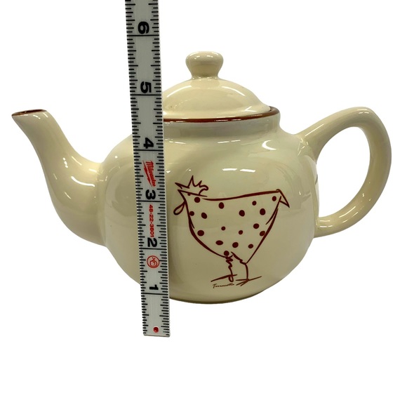 Terra Cotta 40 Ounce Teapot By Coastline Imports - Picture 7 of 9
